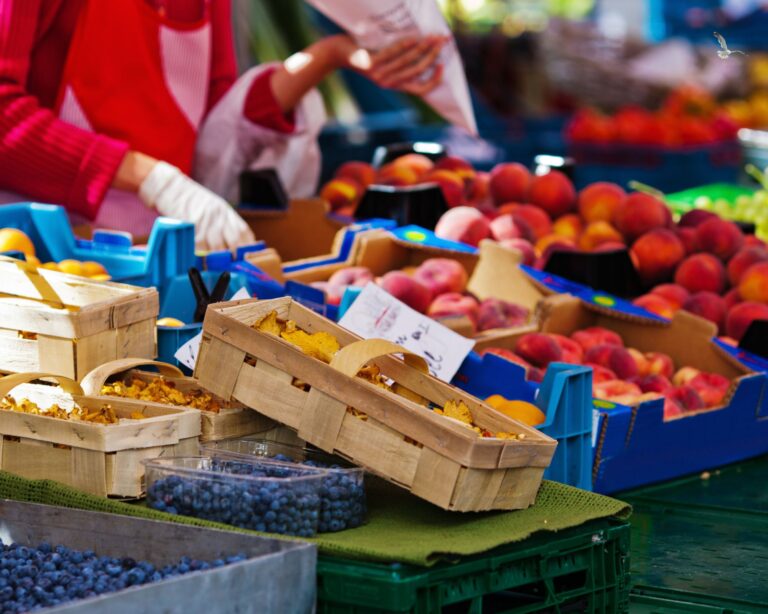 Wochenmarkt in Nuxis - Mercato di Nuxis